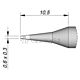 Наконечник JBC C245-731 клиновидный 0,6 х 0,3 мм