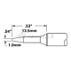 Metcal CVC-5CN0010A. Картридж-наконечник для СV/MX, конус тонкий 1.0х13.5мм (замена STTC-501)