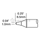 Metcal CVC-6CN0010P. Картридж-наконечник для СV/MX, конус 1.0х6.5мм (замена STTC-001P)