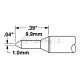 Metcal CVC-6CN0010S. Картридж-наконечник для СV/MX, конус 1.0х9.9мм (замена STTC-031)