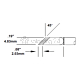 Metcal SMC-5KN0048S. Картридж-наконечник для СV/MX, ножевидный заточка 2мм 4.8х16.51мм (замена SMTC-5161)