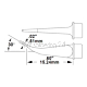 Metcal SMC-7HK0005S. Картридж-наконечник для СV/MX, крюк 30°, 0.51х15.24мм (замена SMTC-1172)