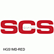 SCS HGS1MD-RED. Heel Grounder, Standard, D-Ring, Red Elastic