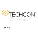 Techcon 535. Female Panel Mount Connector, Black