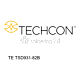 Techcon TSD931-82B. Male Adapter With Luer Lock, Black Nylon